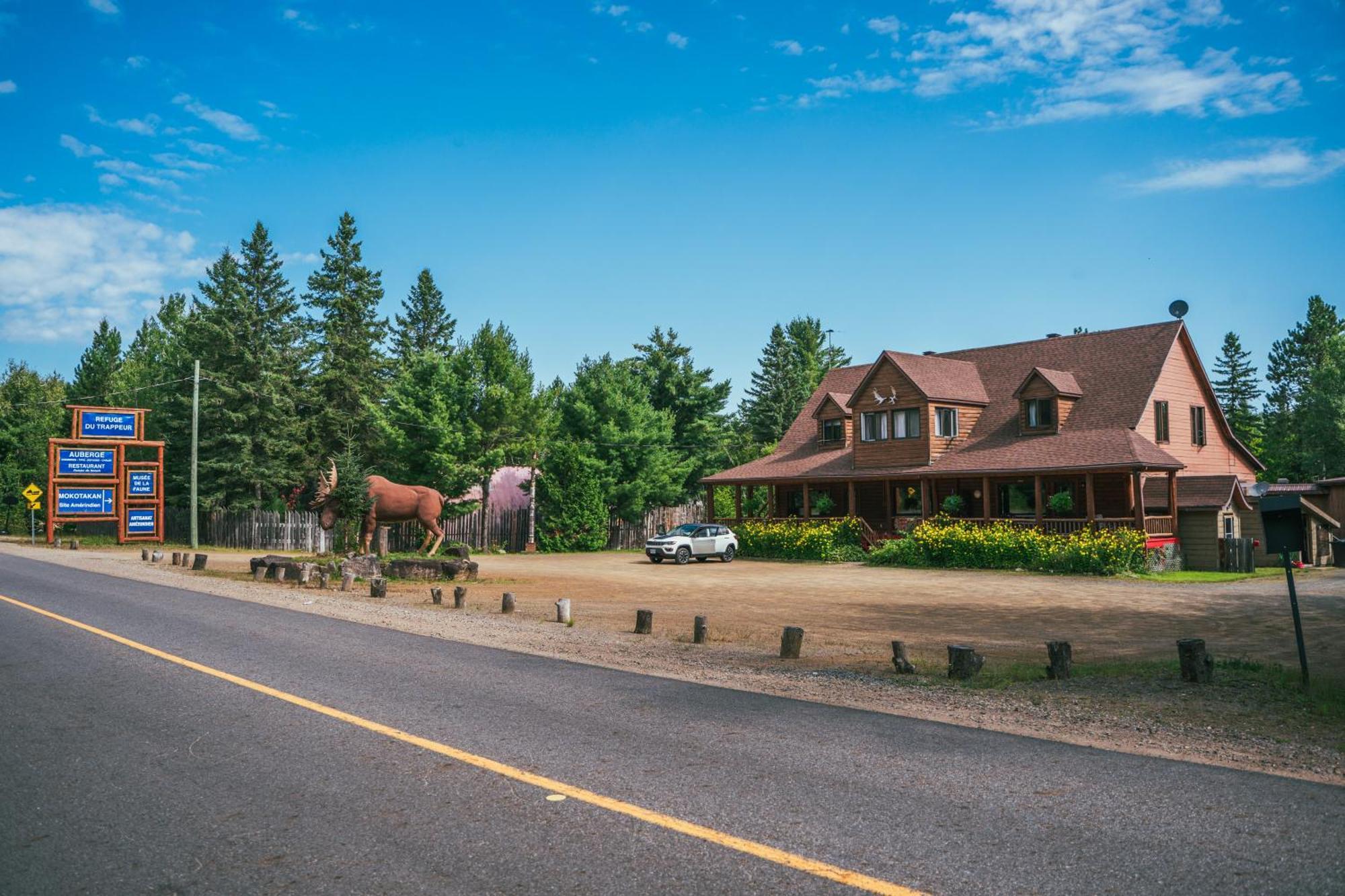 L'Auberge Refuge Du Trappeur Saint Mathieu Du Parc Exterior photo